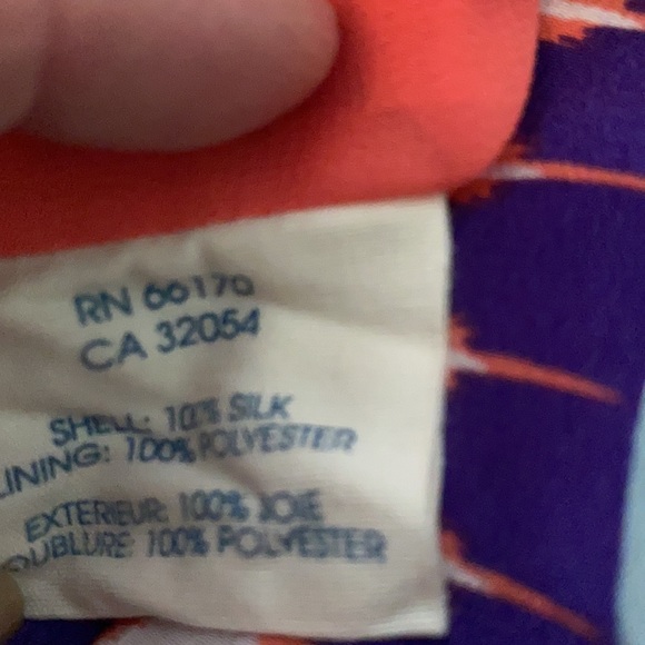 Edme & Esyllte Anthro Phosphorescence Silk Coral Pink Purple Paisley Skirt - 6 - Picture 11 of 12